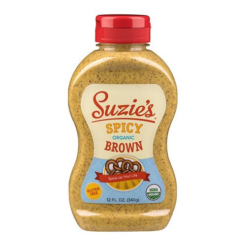 Suzie's Organic Spicy Brown Mustard 340g