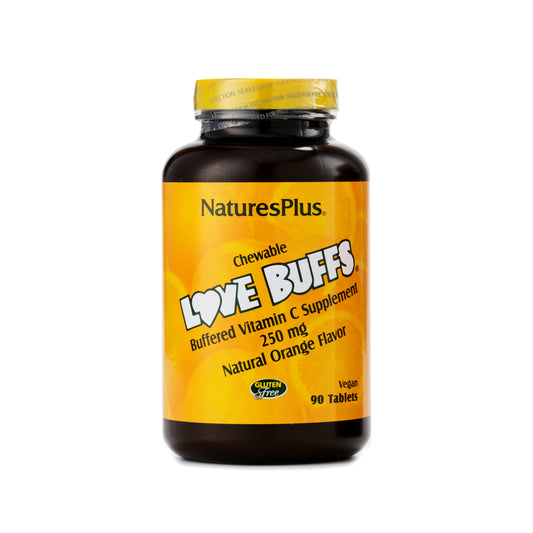 Nature's Plus Chewable Love Buffs Buffered Vitamin C 250mg 90 tablets
