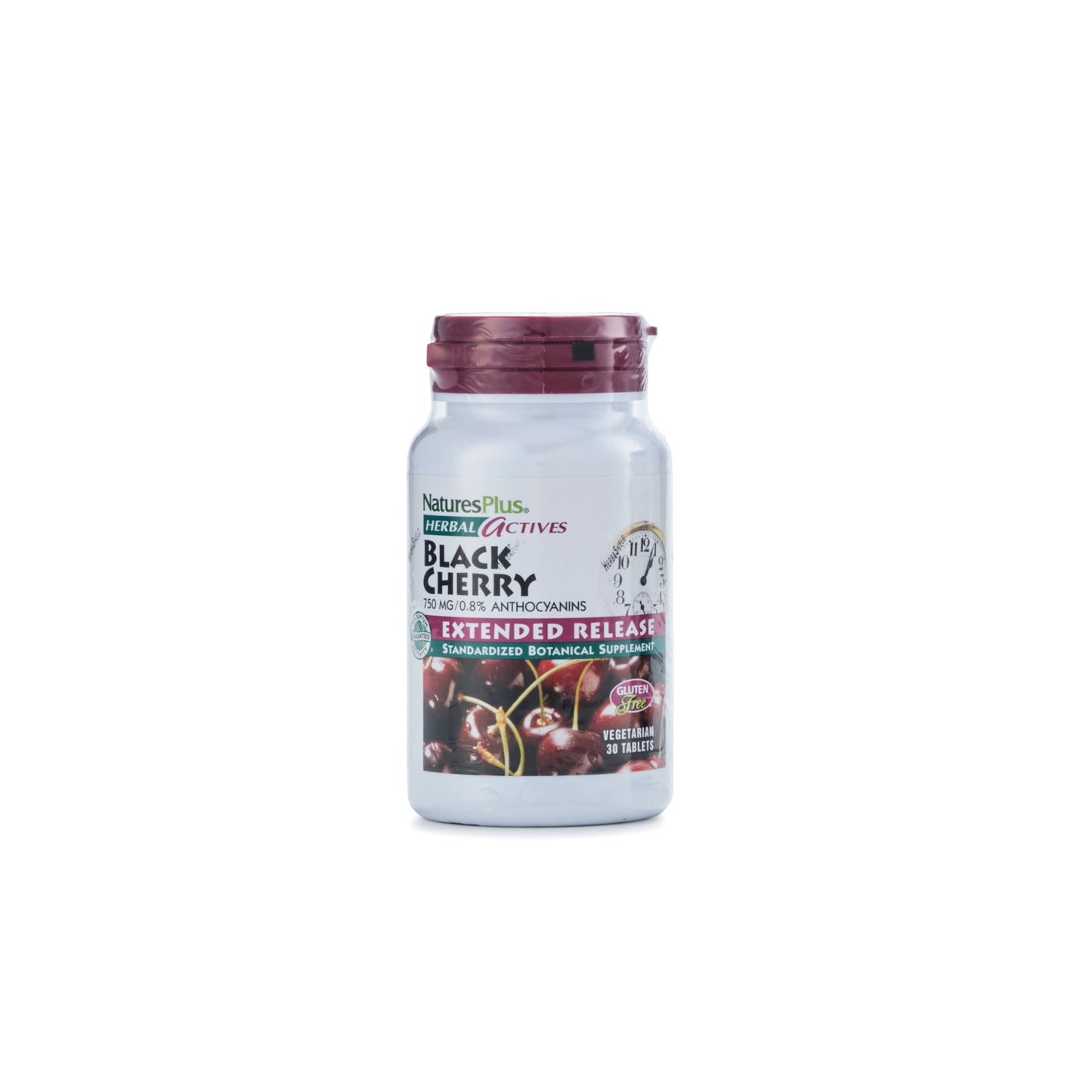 Nature's Plus Black Cherry Extended Release 750mg 30 Tablets