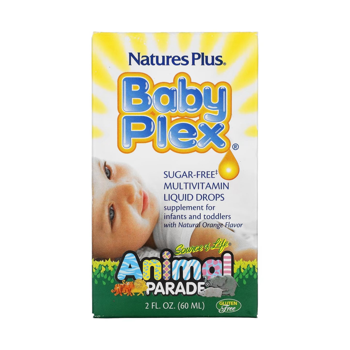 Nature's Plus Animal Parade® Baby Plex® Sugar-Free Multivitamin Drops 60ml