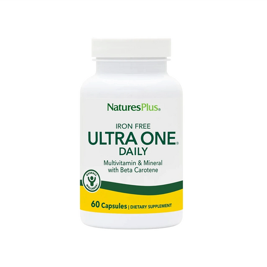 Nature's Plus High Potency Ultra One® Daily Caps Iron-Free Multivitamins 60 Capsules