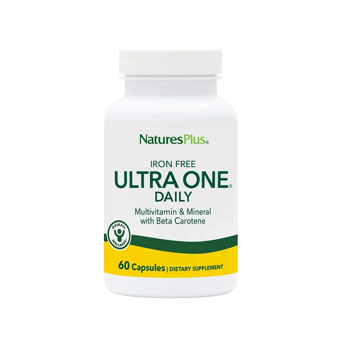 Nature's Plus High Potency Ultra One® Daily Caps Iron-Free Multivitami ...
