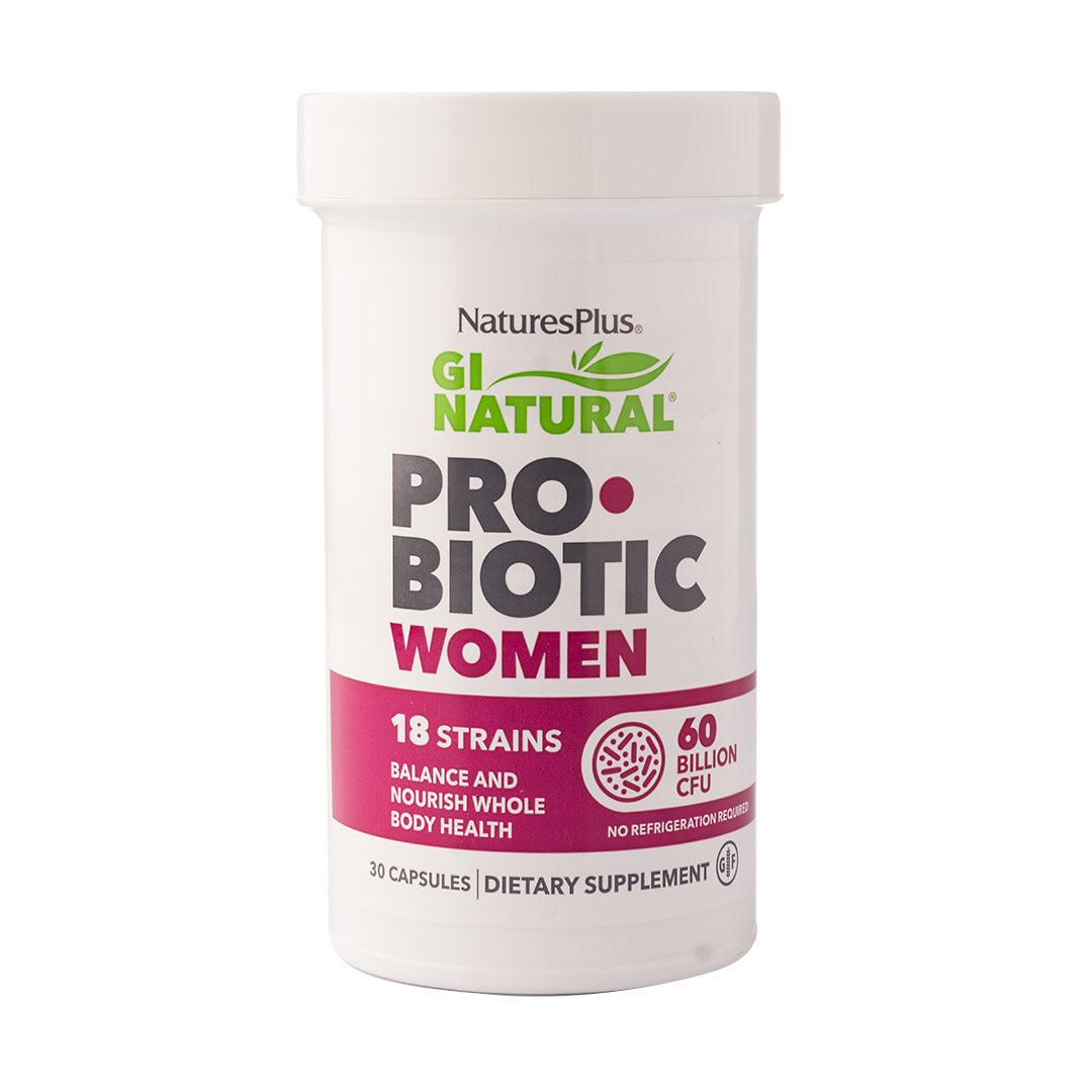 Nature's Plus GI Natural Probiotic Women 60 Billion CFU 30 Chews