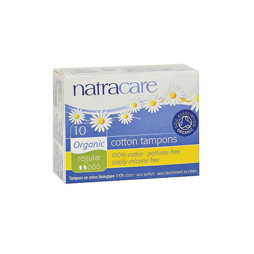 Natracare Organic Cotton Tampons Regular Non-Applicator 10ct
