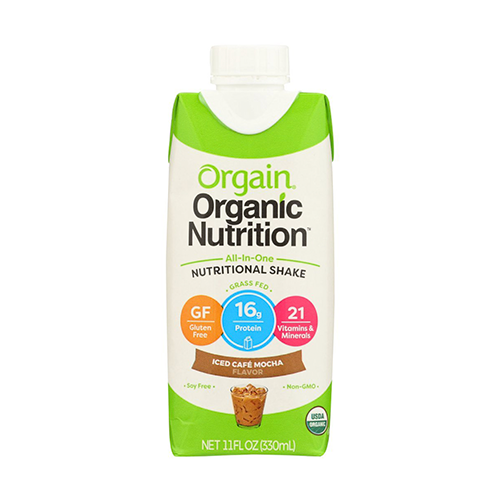 Orgain Organic Nutritional Shake Iced Cafe Mocha 330ml