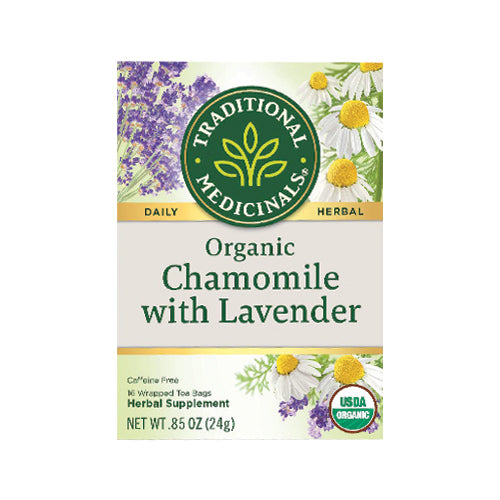 Traditional Medicinals Organic Chamomile with Lavender 16 Tea Bags