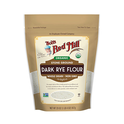Bob's Red Mill Organic Stone Ground Dark Rye Flour 567g