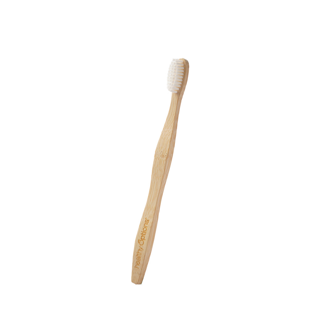Healthy Options Bamboo Toothbrush White Bristles