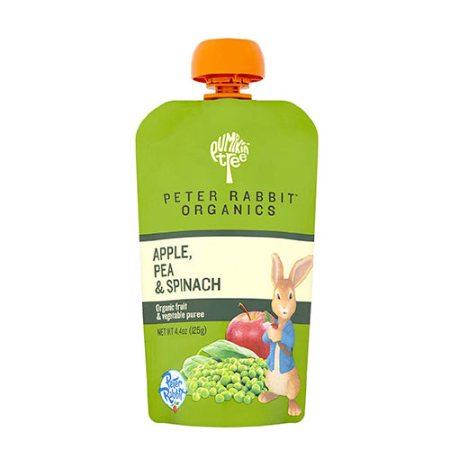 Peter Rabbit Organics Apple, Pea & Spinach Puree 125g