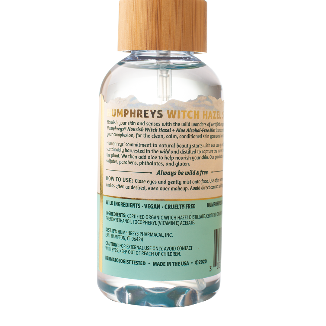 Humphreys Witch Hazel Alcohol-Free Toner Mist Nourish with Aloe  97ml