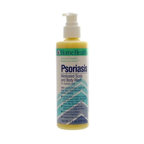 Home Health Psoriasis Medicated Scalp and Body Wash 236ml
