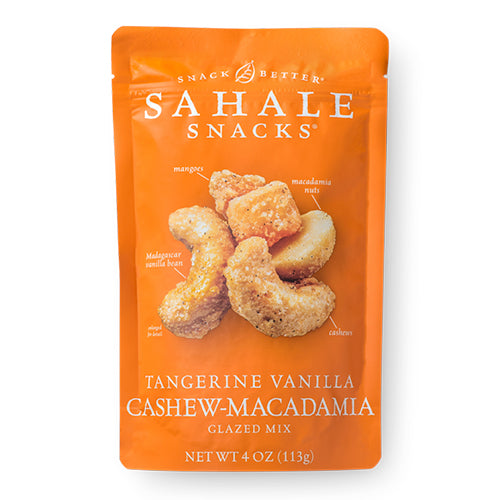 Sahale Snacks Tangerine Vanilla Cashew-Macadamia Glazed Mix 113g