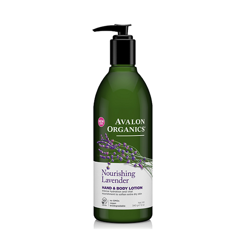 Avalon Organics Nourishing Lavender Hand & Body Lotion 340g