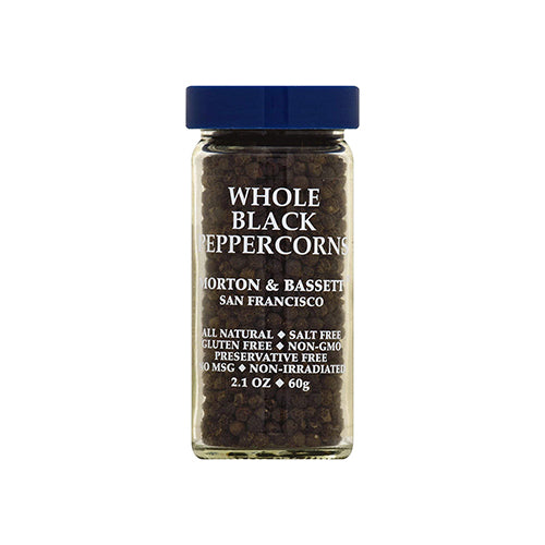 Morton & Bassett Whole Black Peppercorns 60g