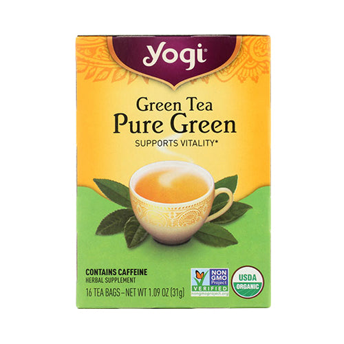 Yogi Organic Green Tea Pure Green 16 Tea Bags