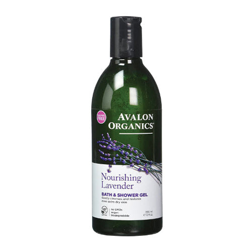Avalon Organics Nourishing Lavender Bath & Shower Gel 355ml