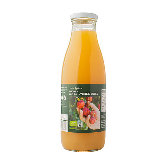 Healthy Options Organic Apple Lychee Juice 750ml