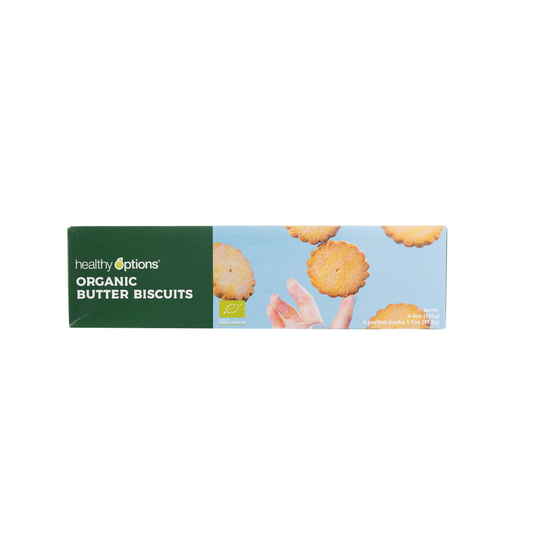 Healthy Options Organic Butter Biscuits 125g