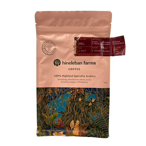 Hineleban Farms 100% Arabica Ground Coffee Beans 500grams