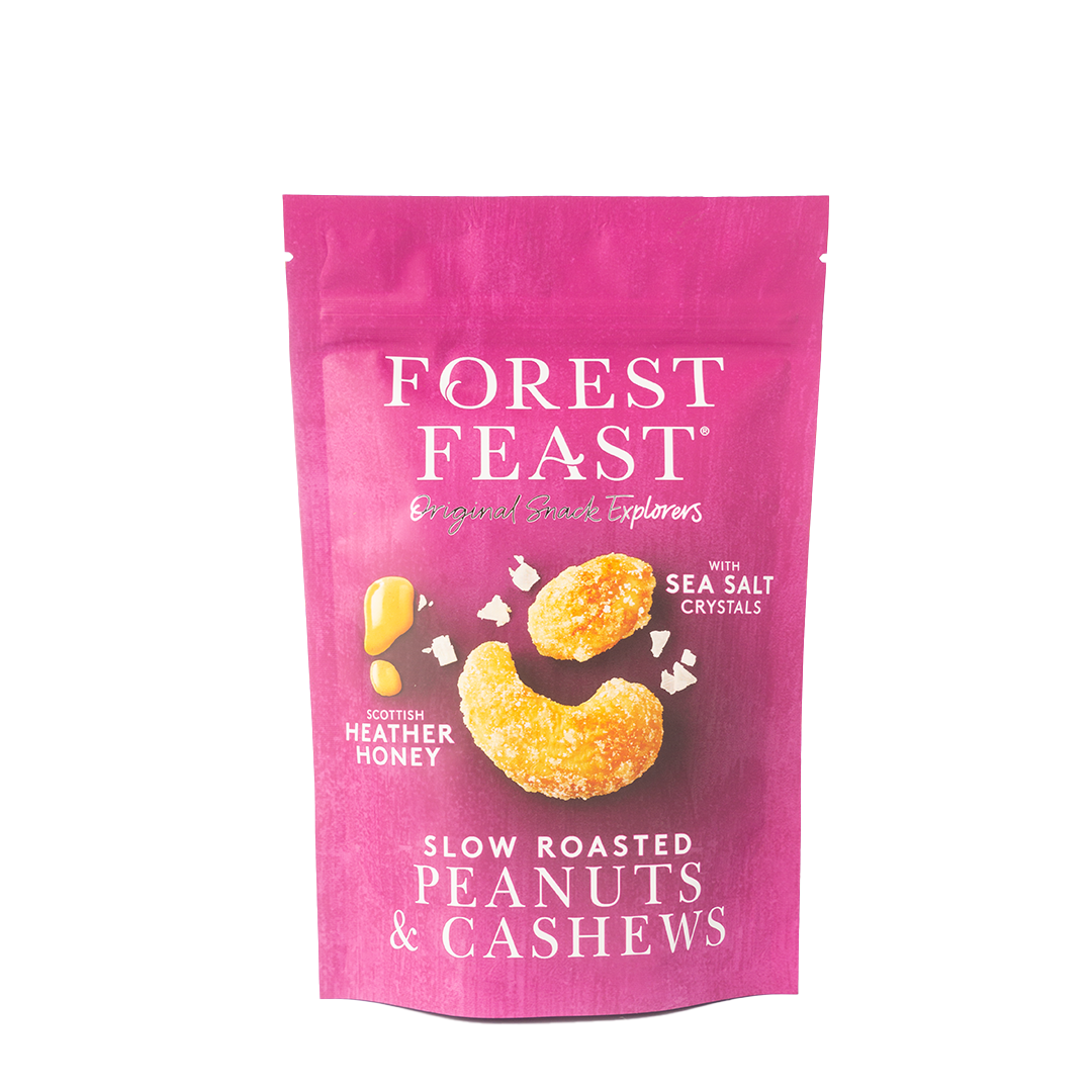 Forest Feast Gluten-Free Slow Roasted Peanuts & Cashew 120g