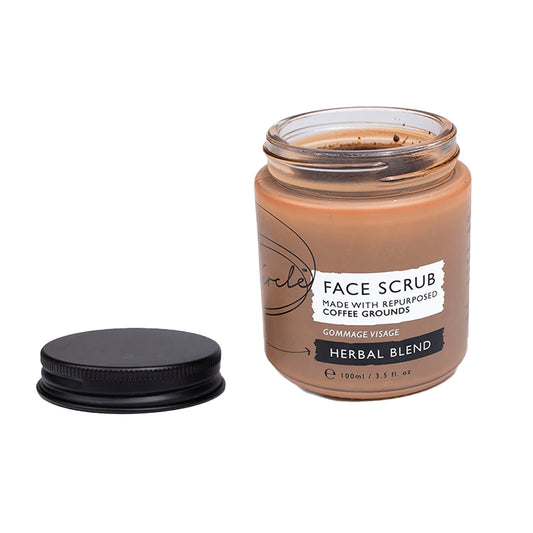 Upcircle Face Scrub Coffee Grounds Herbal Blend for Acne 100ml