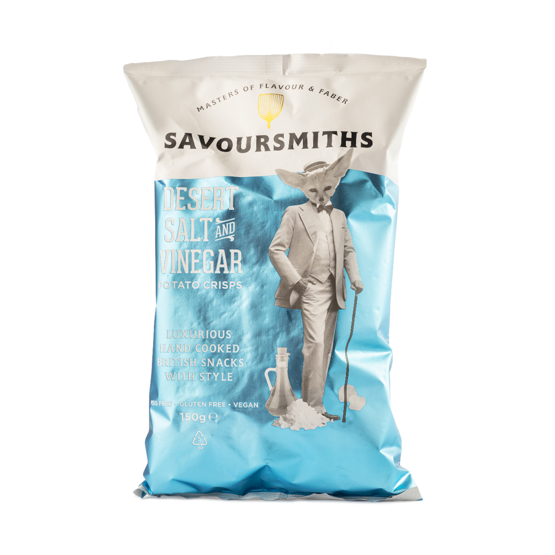 Savoursmiths Desert Salt And Vinegar Potato Crisps 150g