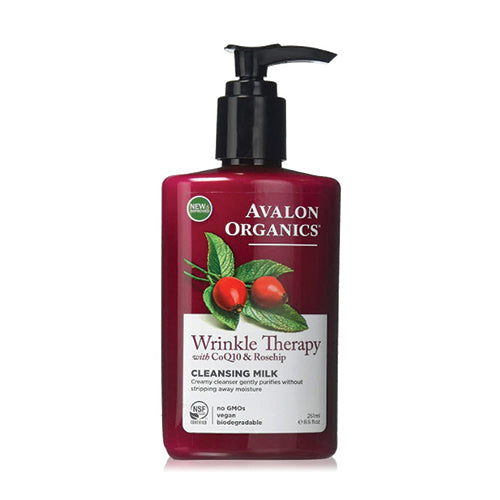 Avalon Organics Wrinkle Therapy Cleansing Milk 251ml