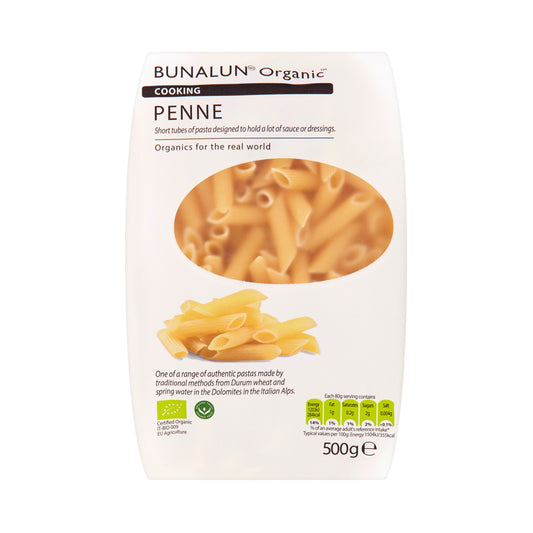 Bunalun Organic Penne 500g