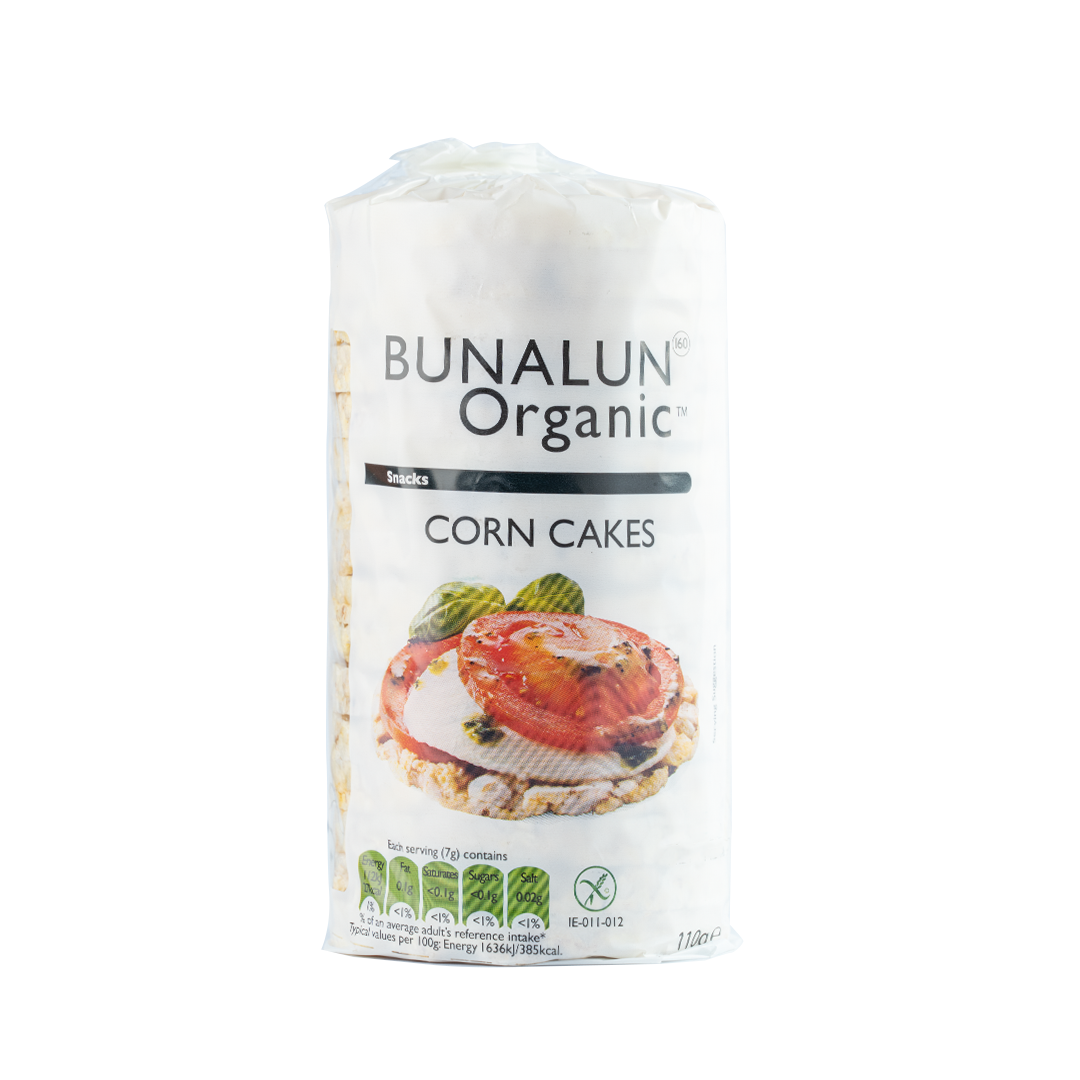 Bunalun Organic Corn Cakes 110g