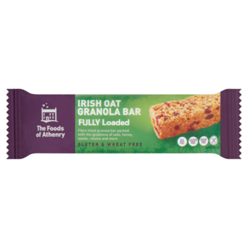 The Foods of Athenry Gluten-Free Irish Oat Granola Bar- Fully Loaded 55g