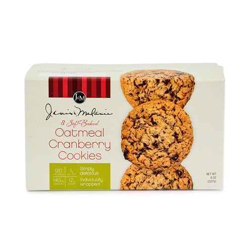 J&M Soft Baked Oatmeal Cranberry Cookies 227g