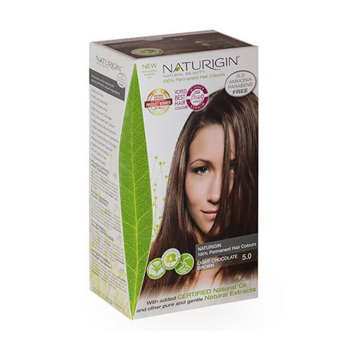 Naturigin Hair Colour 5.0 Light Chocolate Brown 110g
