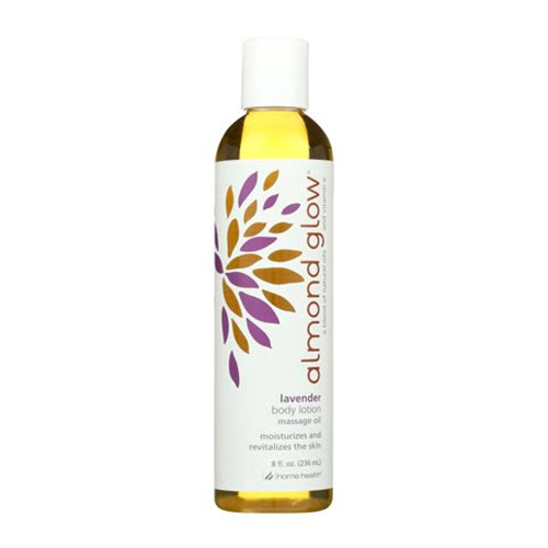 Home Health Almond Glow Lavender Body Lotion Massage Oil 236ml