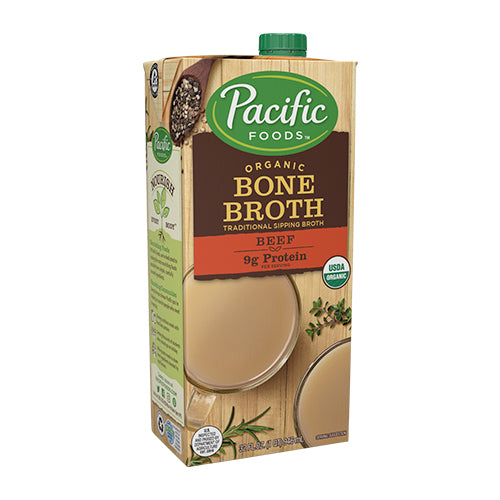 Pacific Foods Organic Bone Broth Beef 946mL