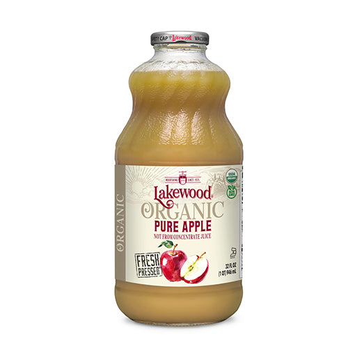 Lakewood Organic Pure Apple Juice 946ml