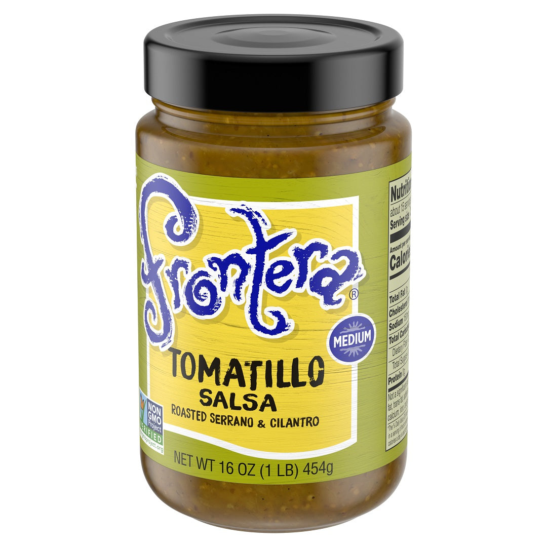 Frontera Gourmet Mexican Salsa Medium Tomatillo 454g