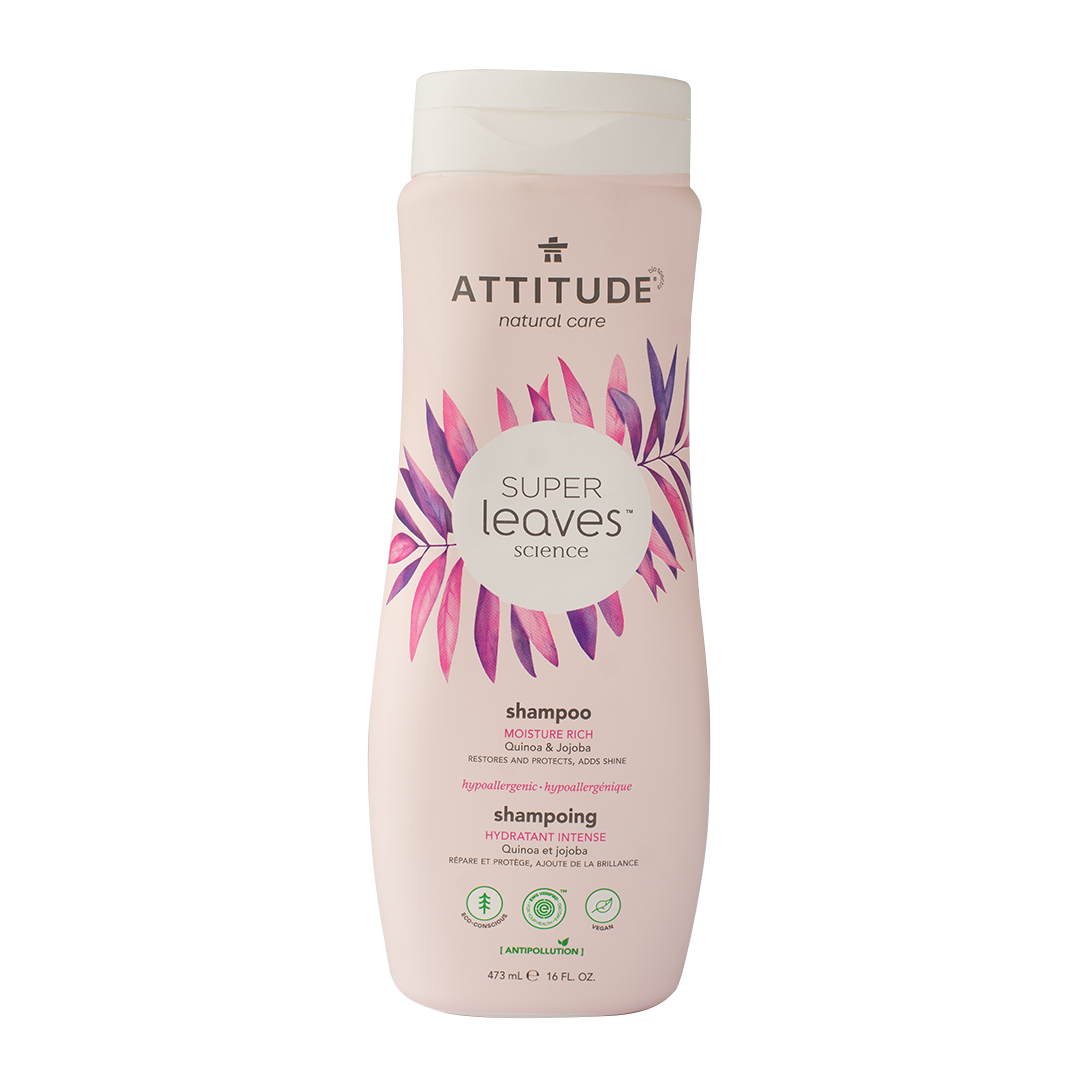 Attitude Super Leaves Shampoo Moisture Rich Quinoa & Jojoba 473ml