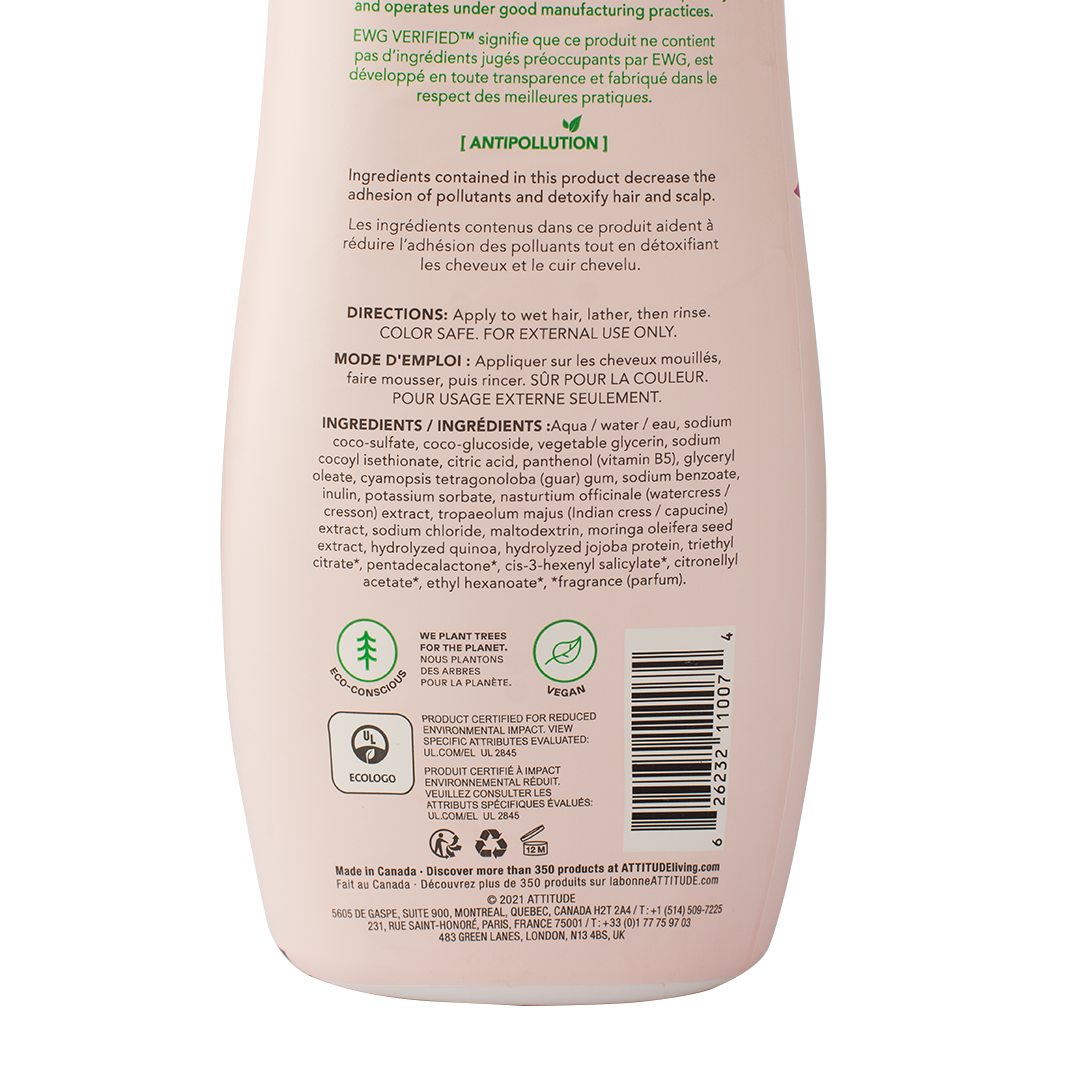 Attitude Super Leaves Shampoo Moisture Rich Quinoa & Jojoba 473ml