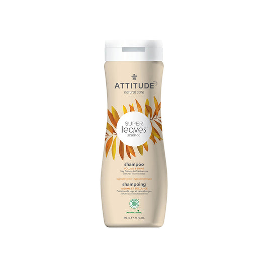 Attitude Super Leaves Shampoo Volume and Shine Soy Protein and Cranberries 473ml