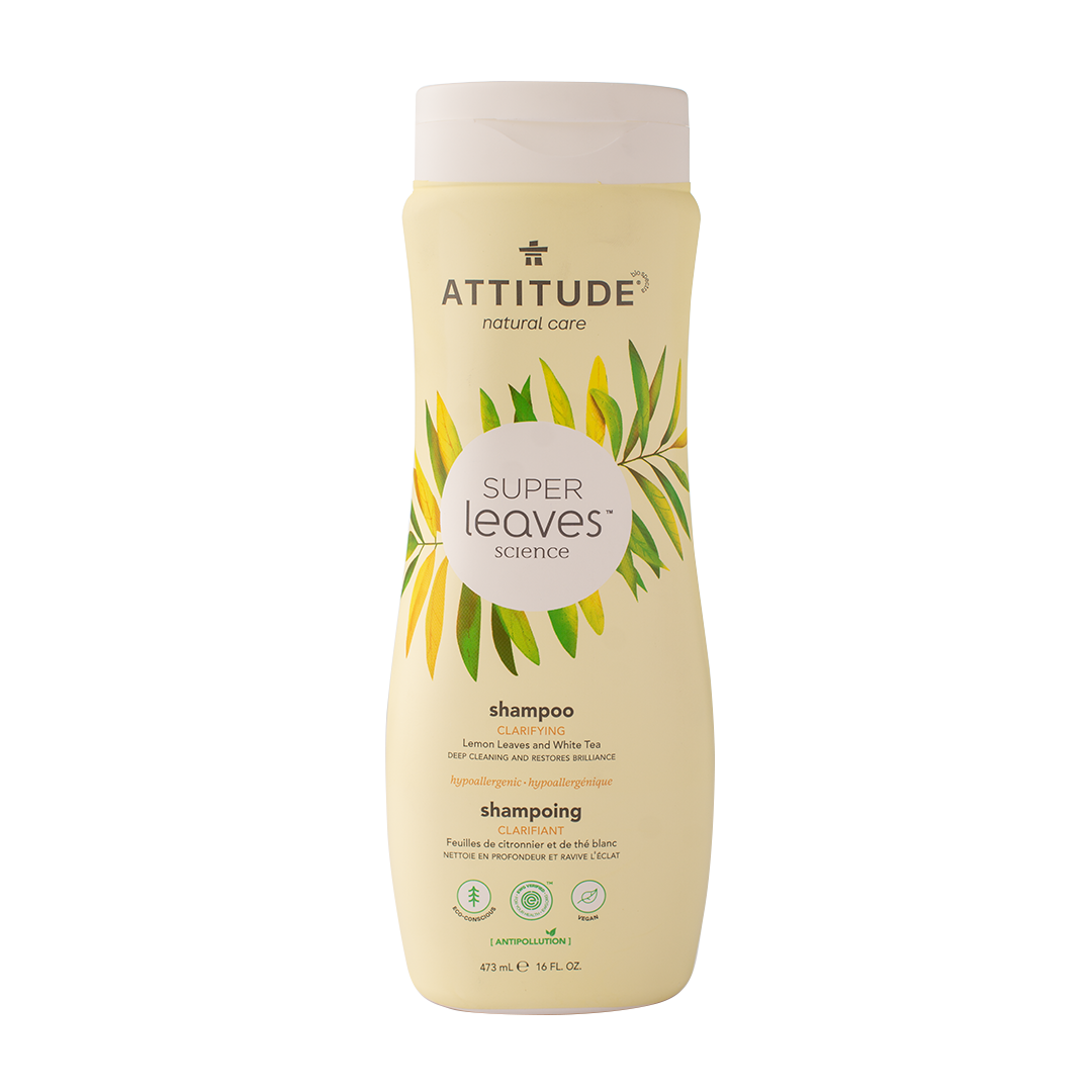 Attitude Super Leaves Shampoo Clarifying Lemon Leaves & White Tea 473ml