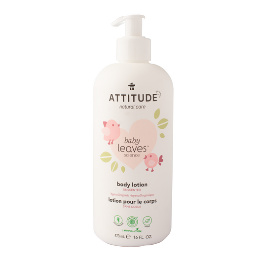 Attitude Baby Leaves Body Lotion Fragrance Free 473ml