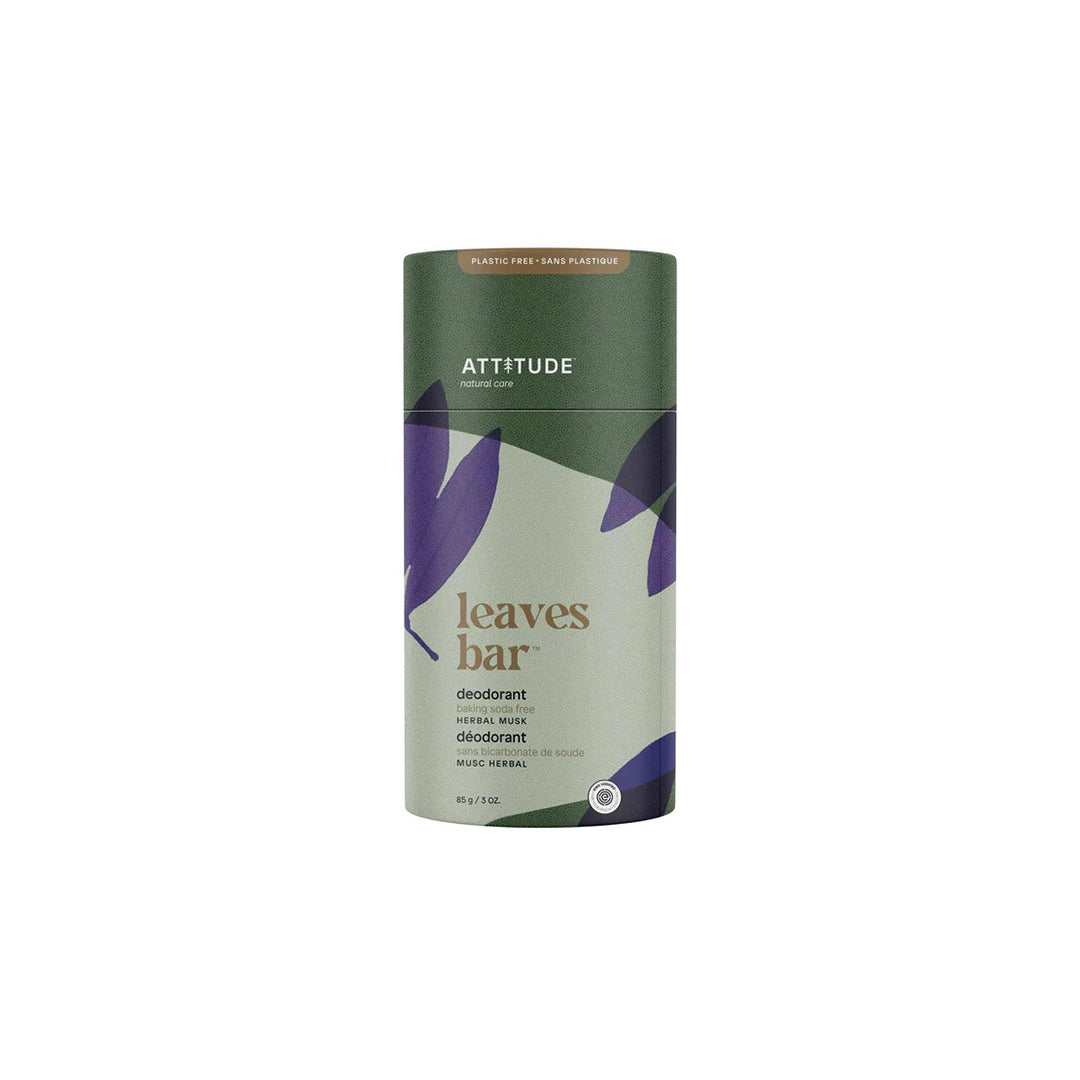 Attitude Leaves Bar Deodorant Herbal Musk 85g