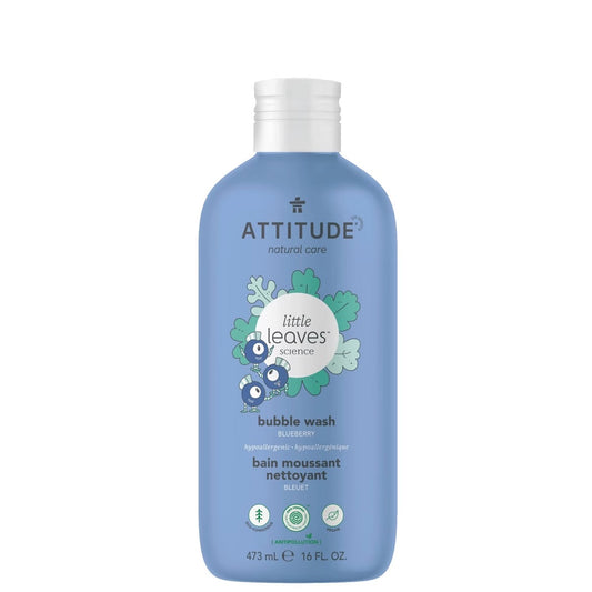 Attitude Little Leaves Bubble Wash Blueberry 473ml