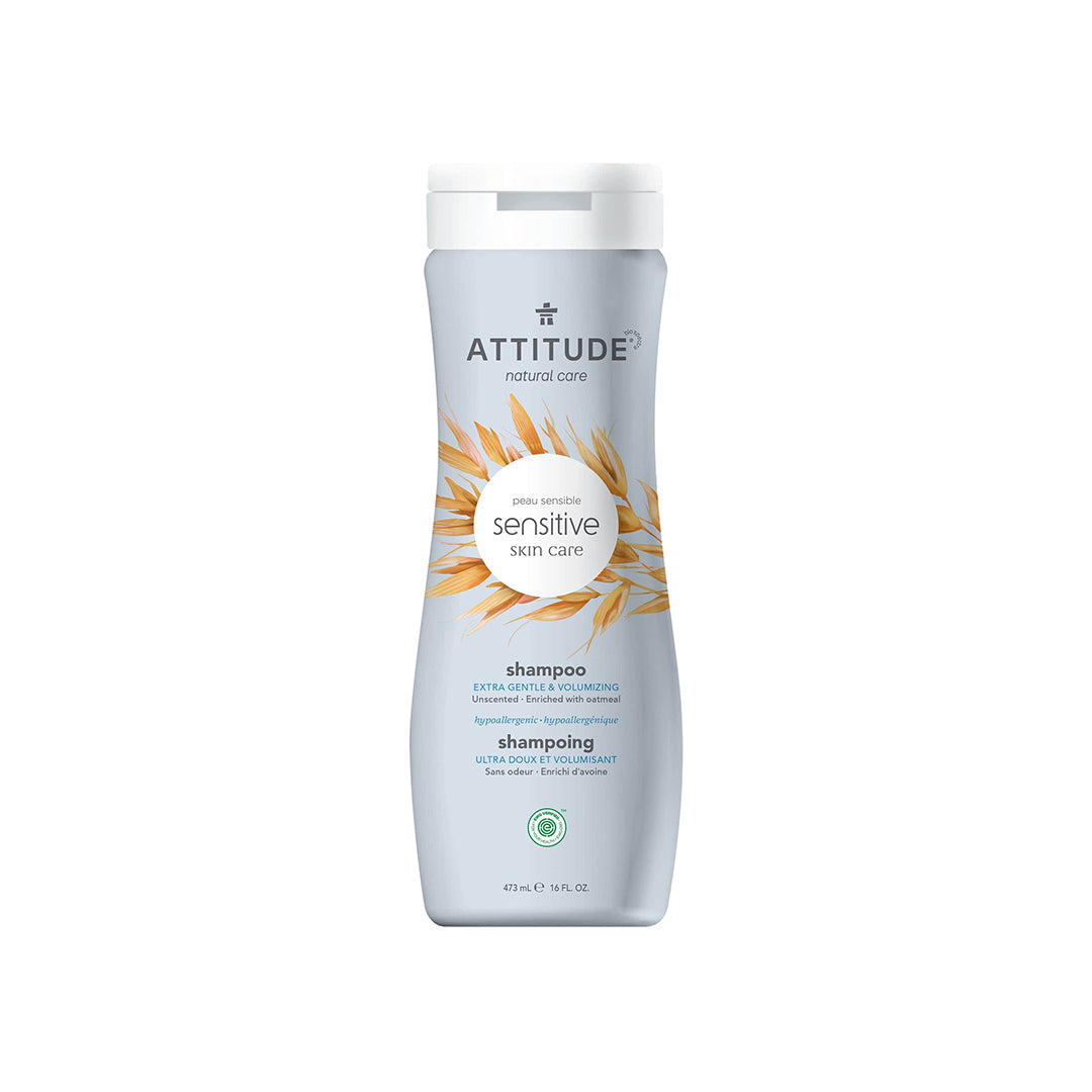 Attitude Sensitive Skin Care Shampoo Extra Gentle and Volumizing Unscented 473ml