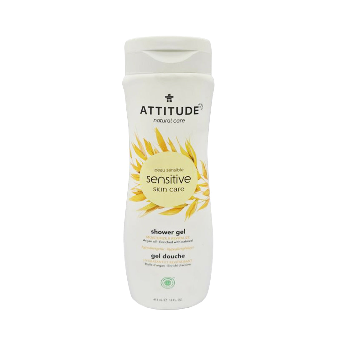Attitude Sensitive Skin Moisturize & Revitalize Argan Shower Gel 473ml