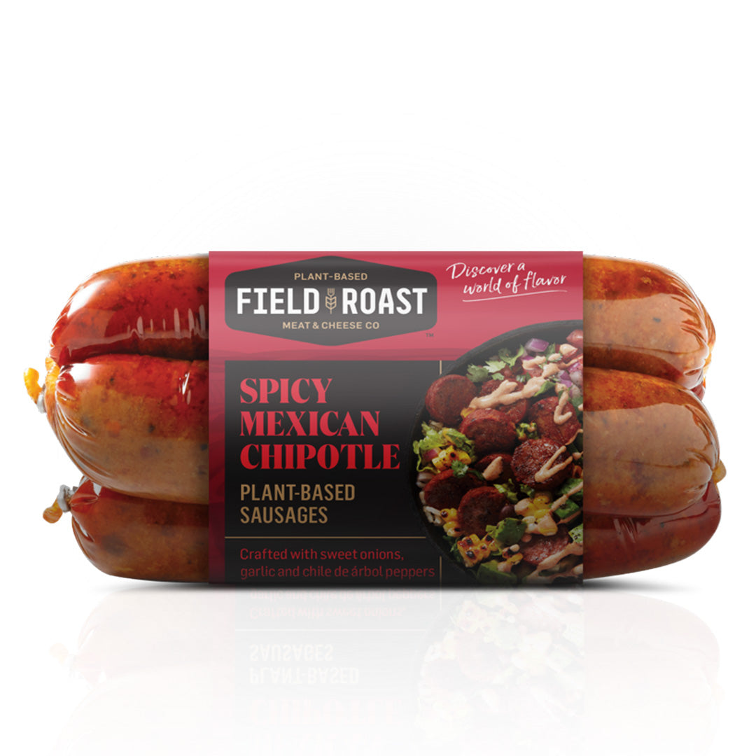 Frozen Field Roast Mexican Chipotle Plant-Based Sausages 368g