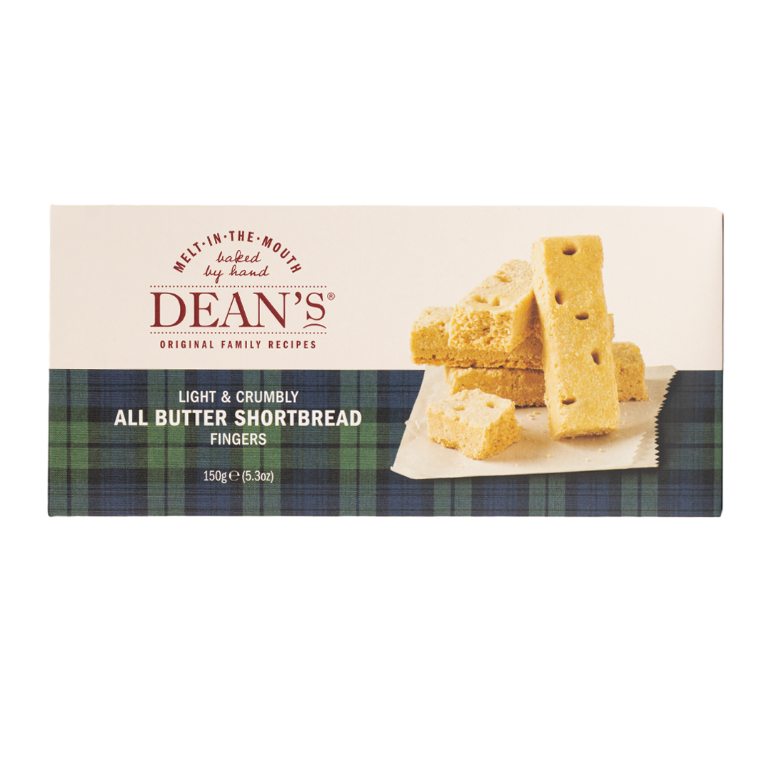 Dean's All Butter Shortbread Fingers 150g – Healthy Options