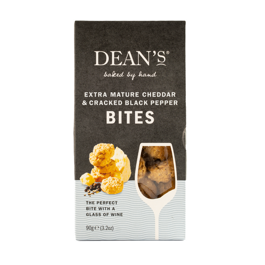Dean's Extra Mature Cheddar and Cracked Black Pepper Bites 90g