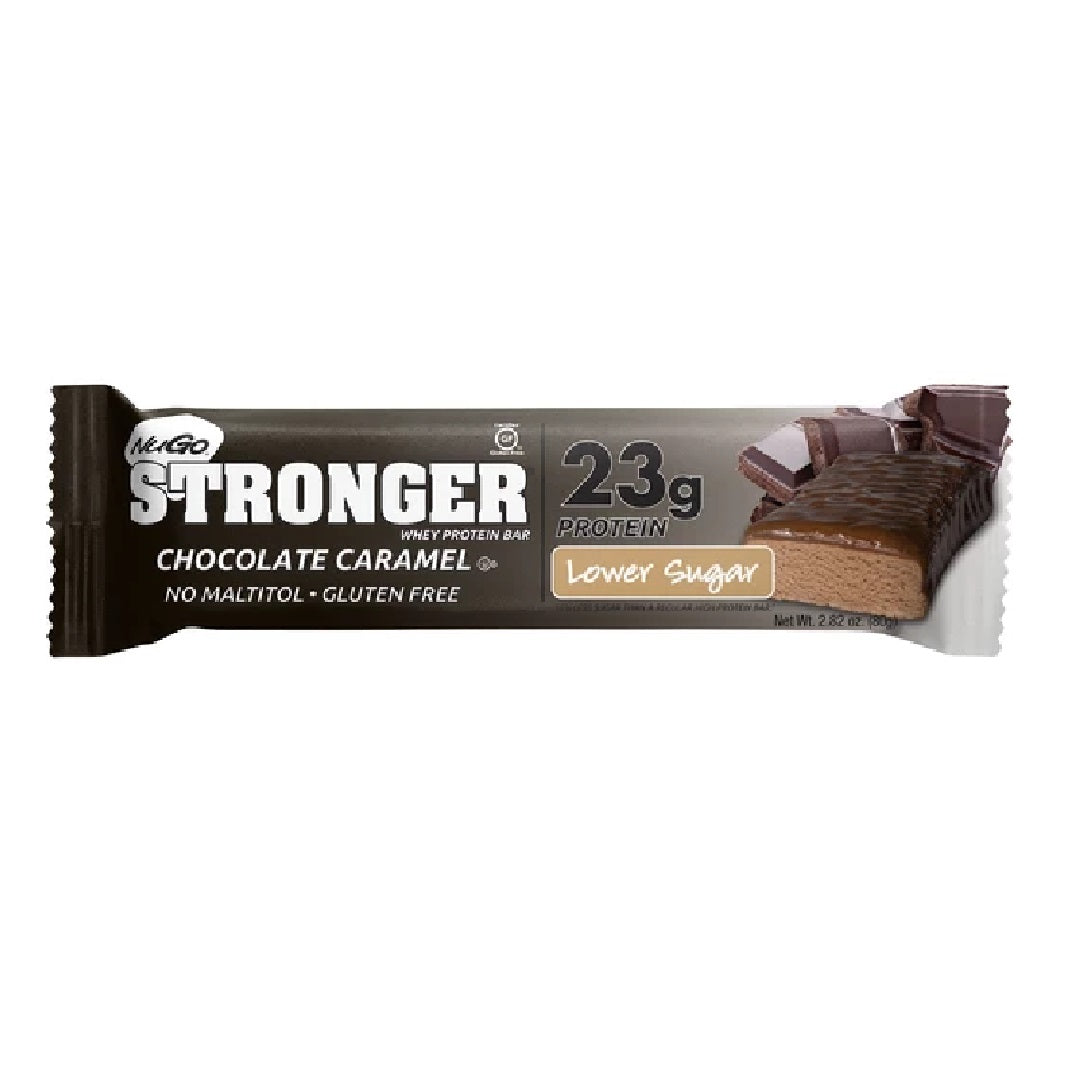 Nugo Stronger Dark Chocolate Caramel 80g