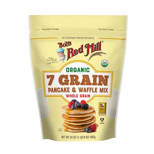 Bob's Red Mill Organic 7 Grain Pancake & Waffle Mix 680g
